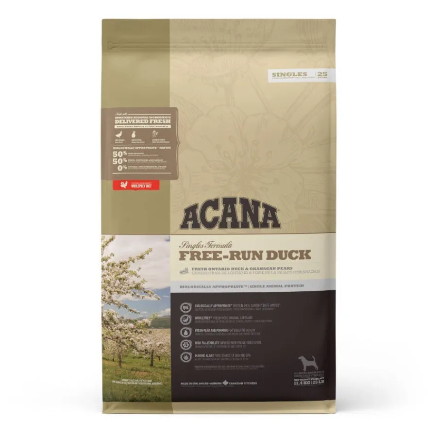 Acana Singles Free-Run Duck pienso para perros Sale