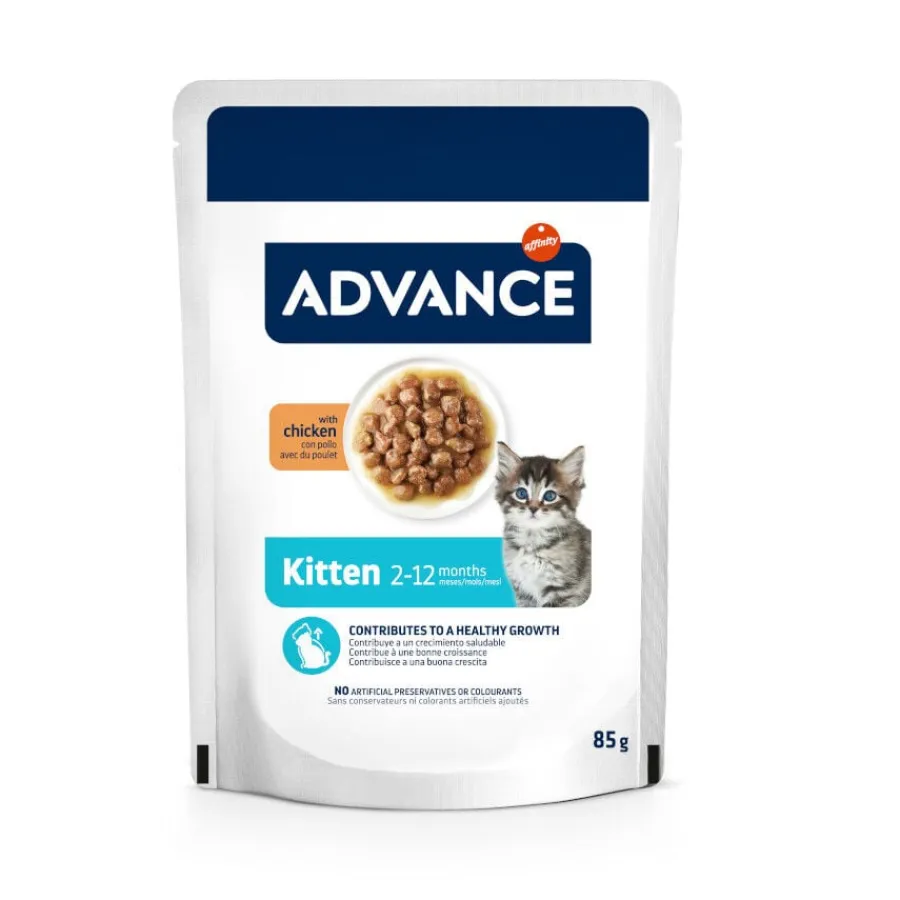 Advance Kitten Pollo en salsa sobre para gatitos Discount