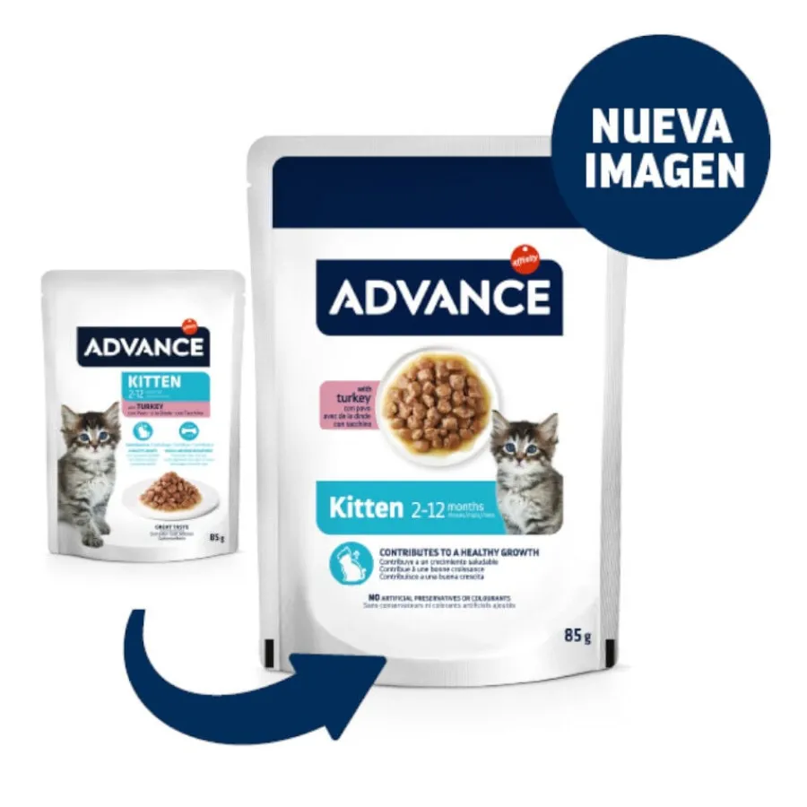 Advance Kitten Pollo en salsa sobre para gatitos Discount