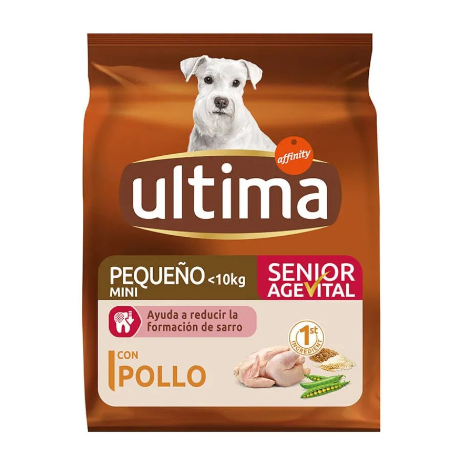 Ultima Affinity Senior Mini Pollo pienso para perros Outlet