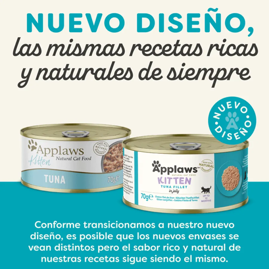 Applaws Kitten Atún en gelatina lata
