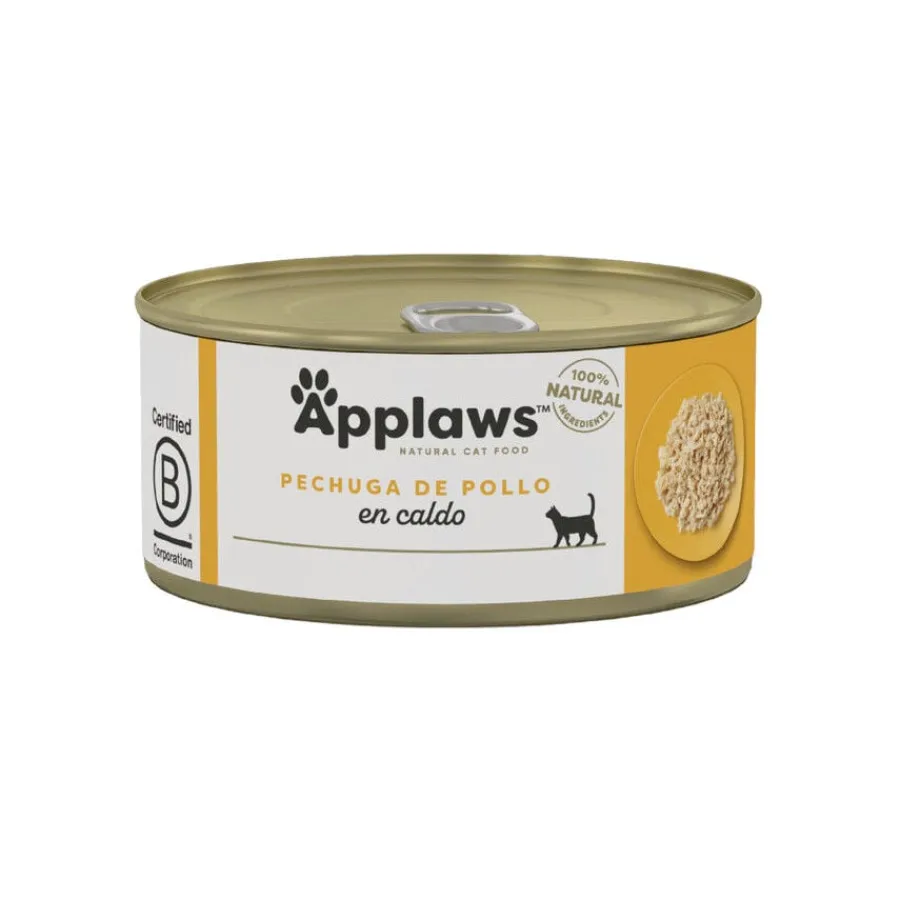 Applaws Pechuga de Pollo lata para gatos Hot