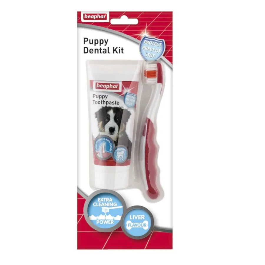 Beaphar Kit de Limpieza Dental para cachorros