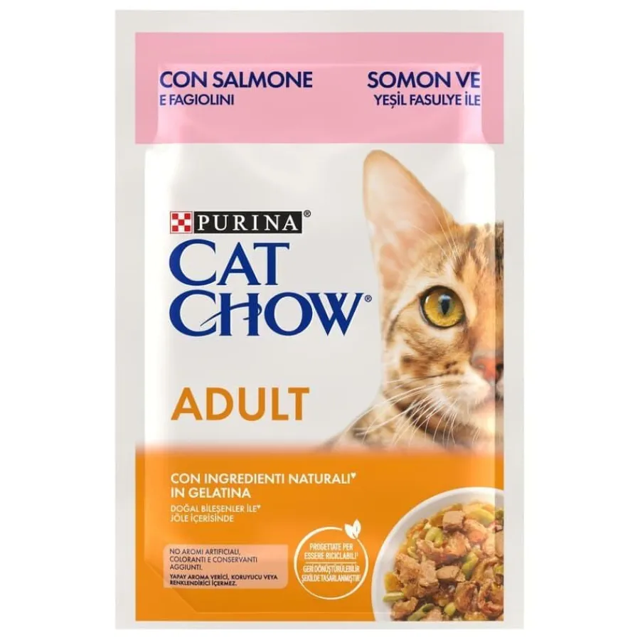 Cat Chow Salmón en Gelatina