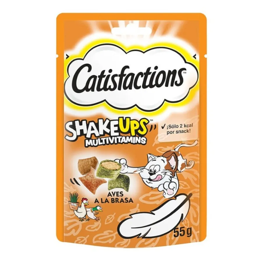 Catisfactions Bocaditos ShakeUps Aves a la Brasa para gatos