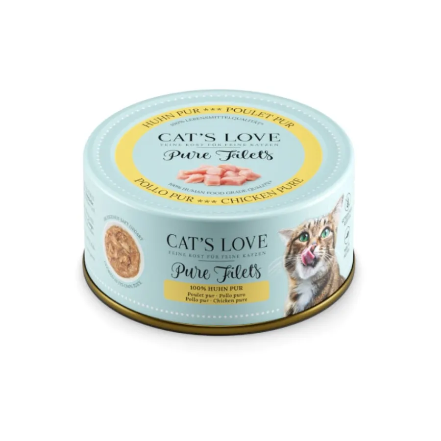 Cat's Love Pure Filetes de Pollo lata para gatos Discount