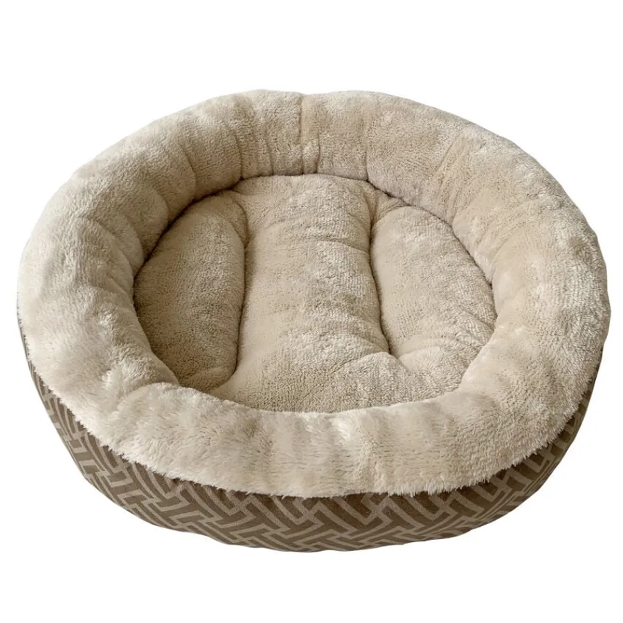 Catshion Geometric Cama Marrón para gatos Online