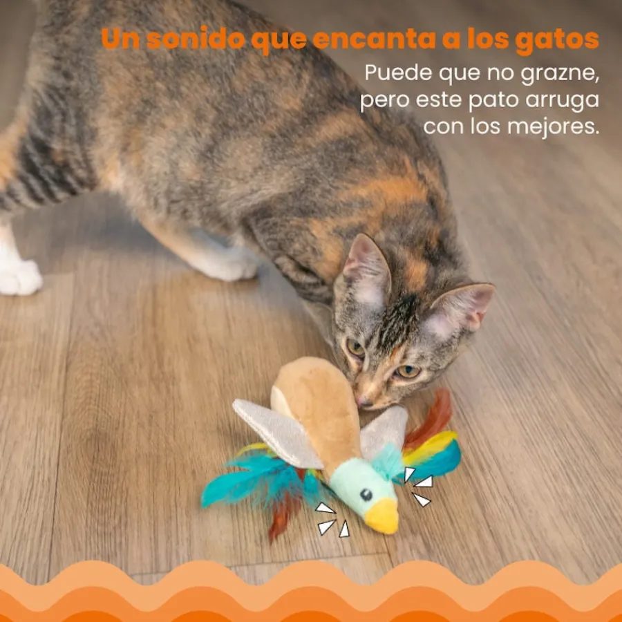 Catstages Flapperz Pato de peluche para gatos