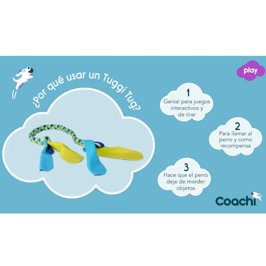 Company Of Animals Coachi Tuggi Tug juguete de cuerda para perros Clearance