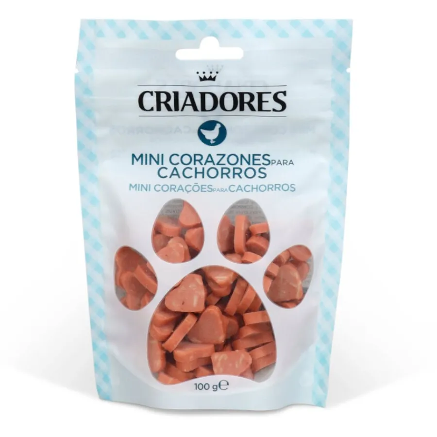 Criadores Bocaditos Mini Corazones snack para cachorros Outlet