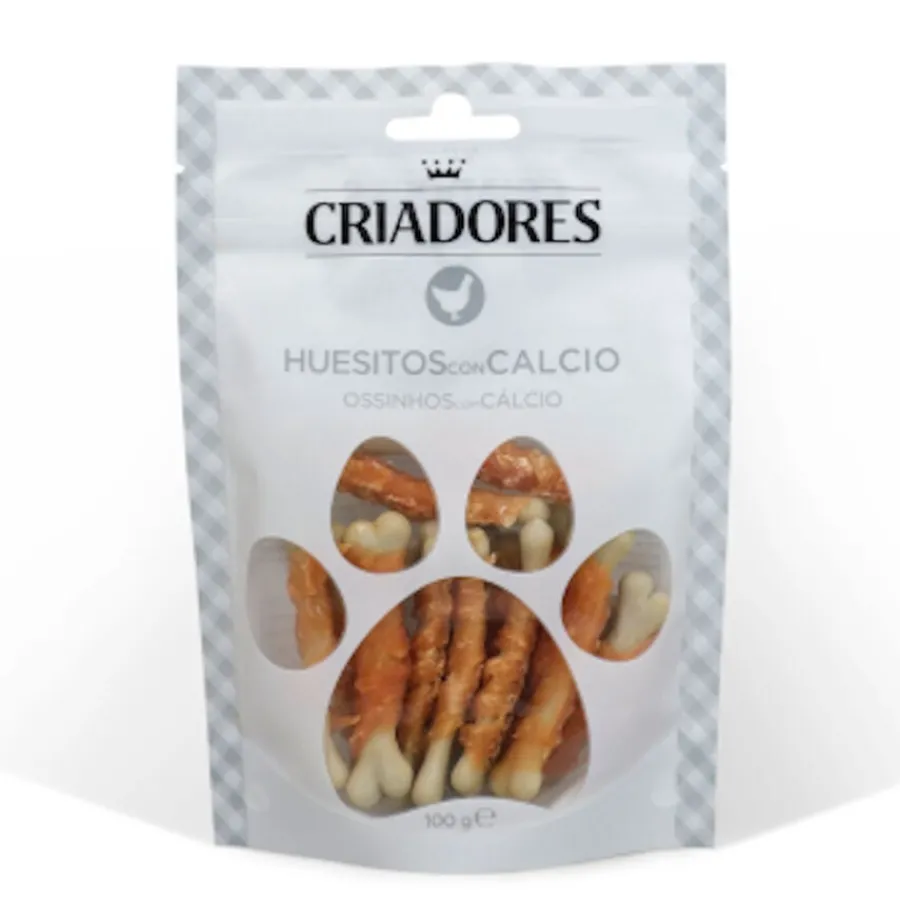 Criadores Huesitos con Calcio snack para perros New