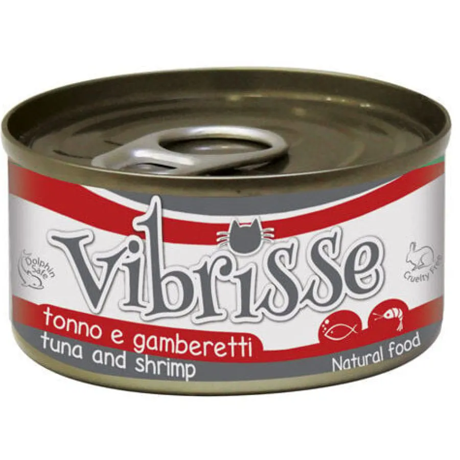 Croci Vibrisse Atún y Gambas lata para gatos Discount