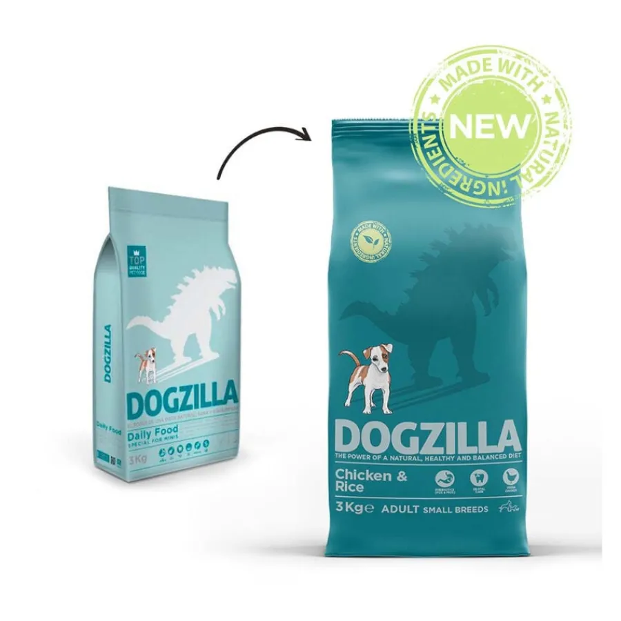 Dogzilla Adult Mini Pollo y Arroz pienso para perros Hot