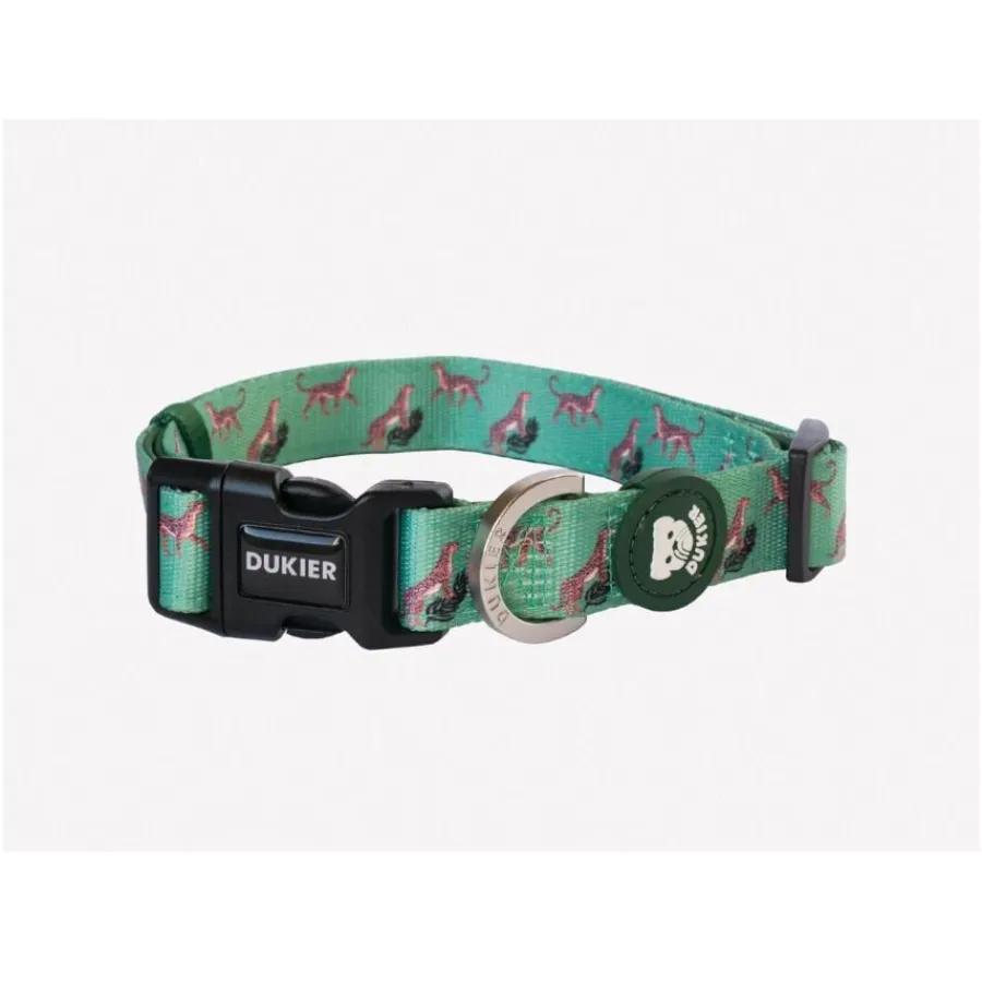 Dukier Collar Estampado Leopardo para perros