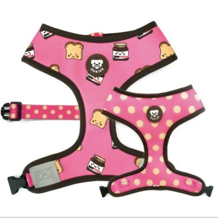 Dukier Dogtella Arnés Reversible Estampado Nutella para perros Sale