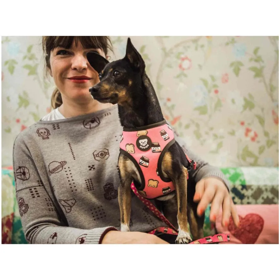 Dukier Dogtella Arnés Reversible Estampado Nutella para perros Sale