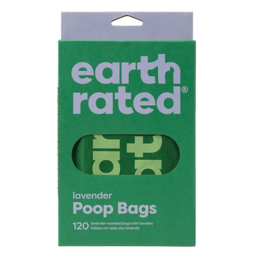 Earth Rated Easy Tie Lavanda Bolsas con asas para heces de perro Sale