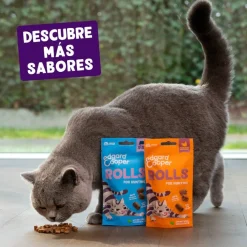 Edgard & Cooper Rollitos Salmón y Pollo para gatos New
