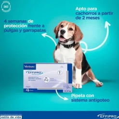 Virbac Effipro pipetas antiparásitos perros 40-60 kg Best