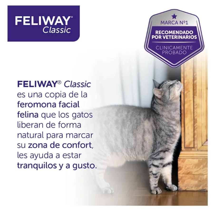 Feliway Classic Difusor y/o Recambio Tranquilizante para gatos Clearance