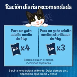 Felix Fantastic Selección de Verduras sobres en gelatina para gatos Online