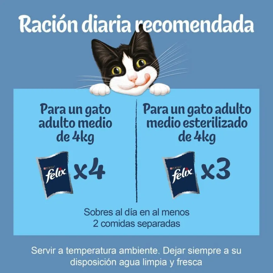 Felix Sensations Selección de Carnes sobres en gelatina - Multipack Clearance