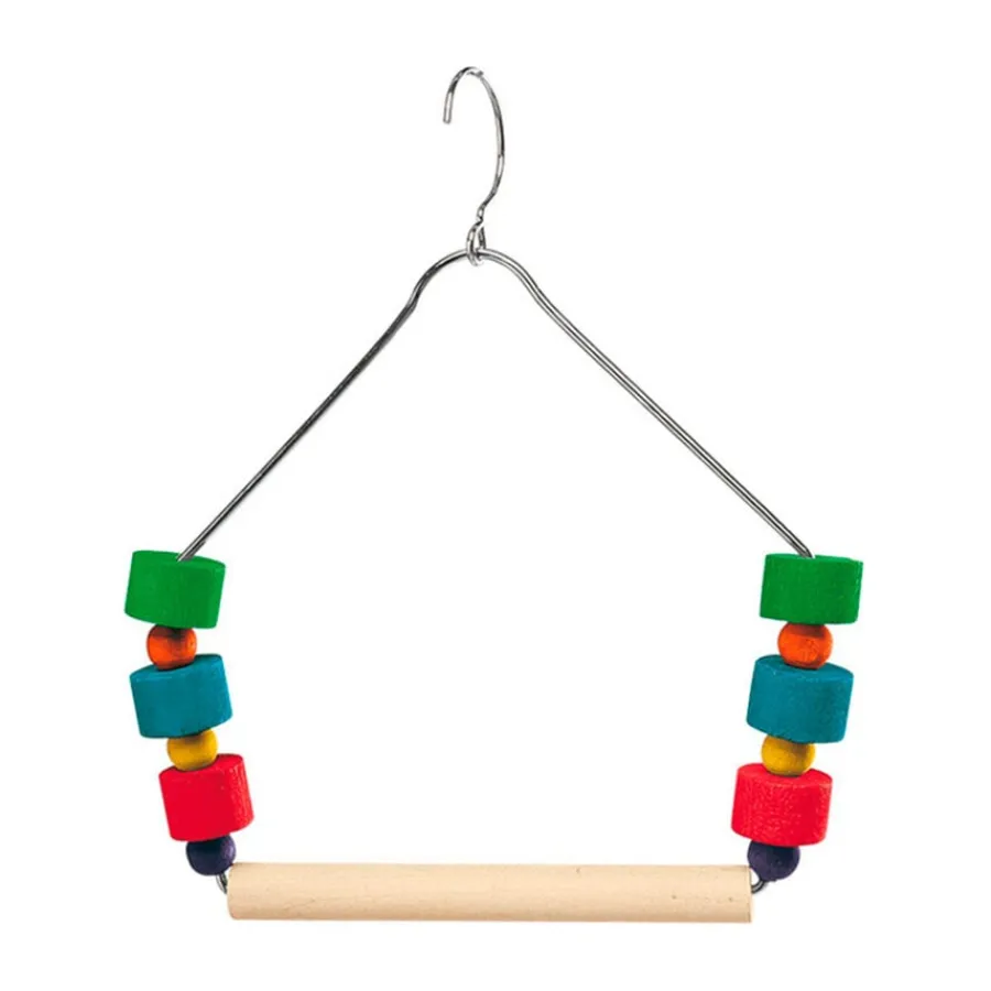 Ferplast PA 4084 Columpio triangular con decoraciones para pájaros Discount