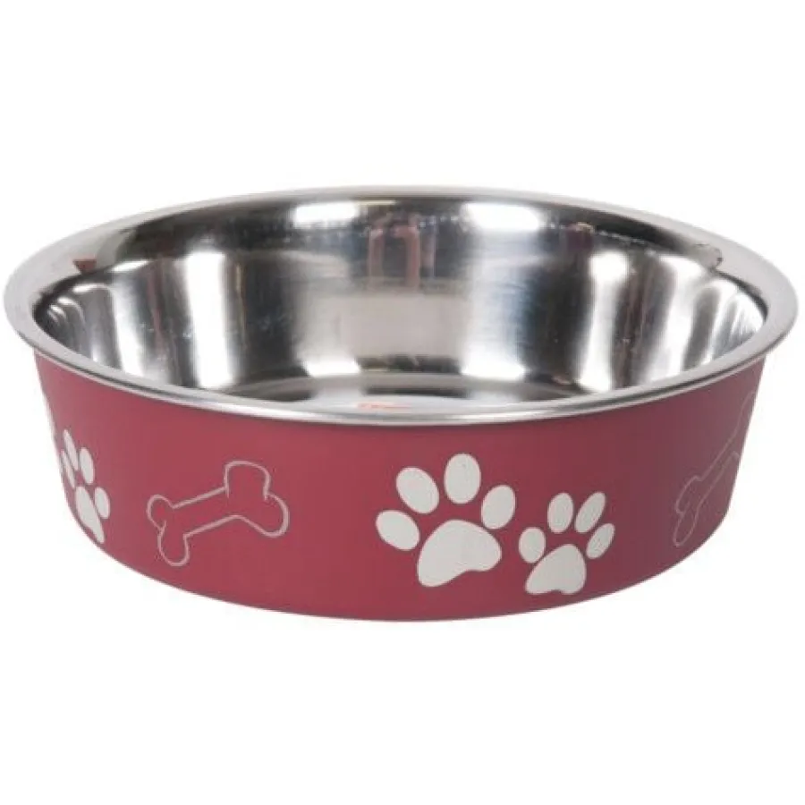 Flamingo Comedero Rojo con huellas para mascotas Sale