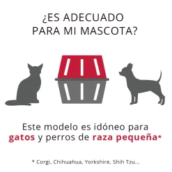 Flamingo Divina Bolso transportín rojo para mascotas Clearance