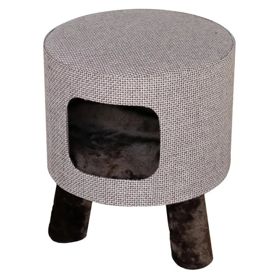 Flamingo Omar Cueva Taburete Marrón para gatos New