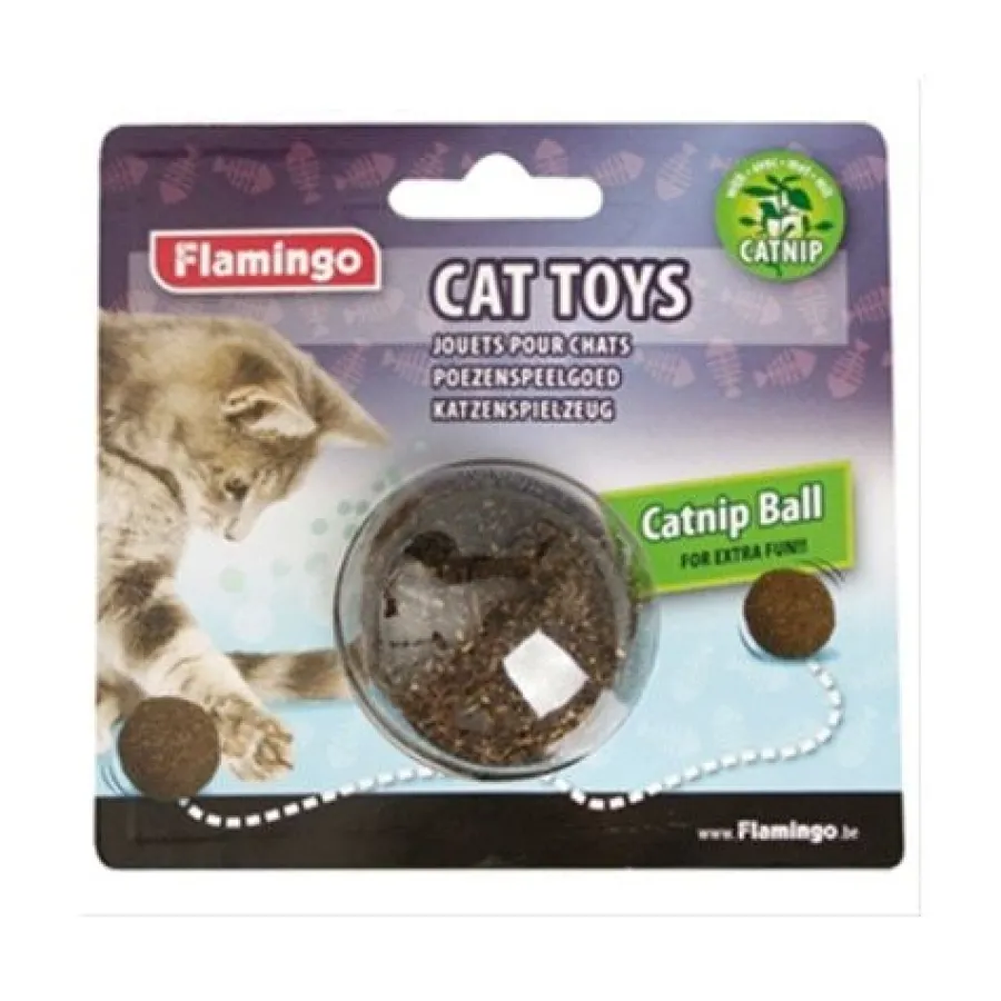 Flamingo Pelota con catnip para gatos Hot
