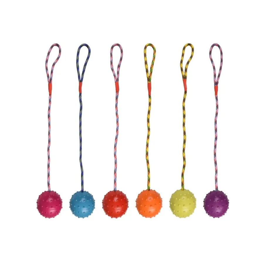Flamingo Pelota con cuerda para perros Discount