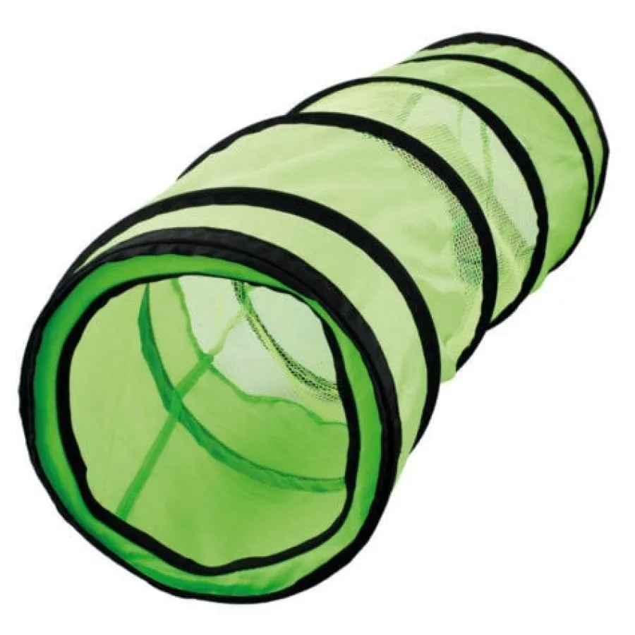 Flamingo Túnel con redecilla verde para gatos Online