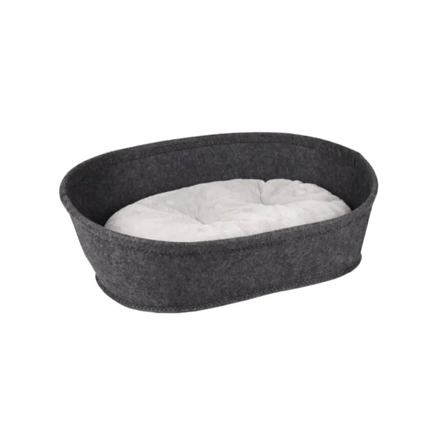 Flamingo Xepp Ovalado Gris Oscuro cama cuna para perros Best