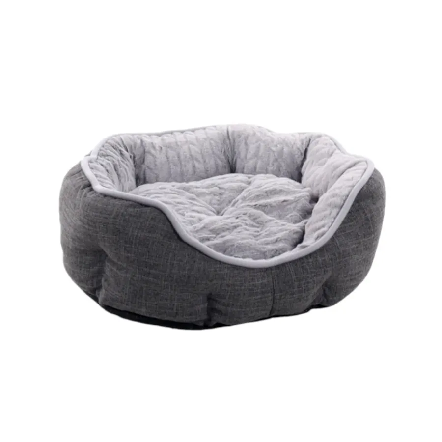 Flamingo Zupo Octógono Gris Oscuro cama para perros y gatos Discount