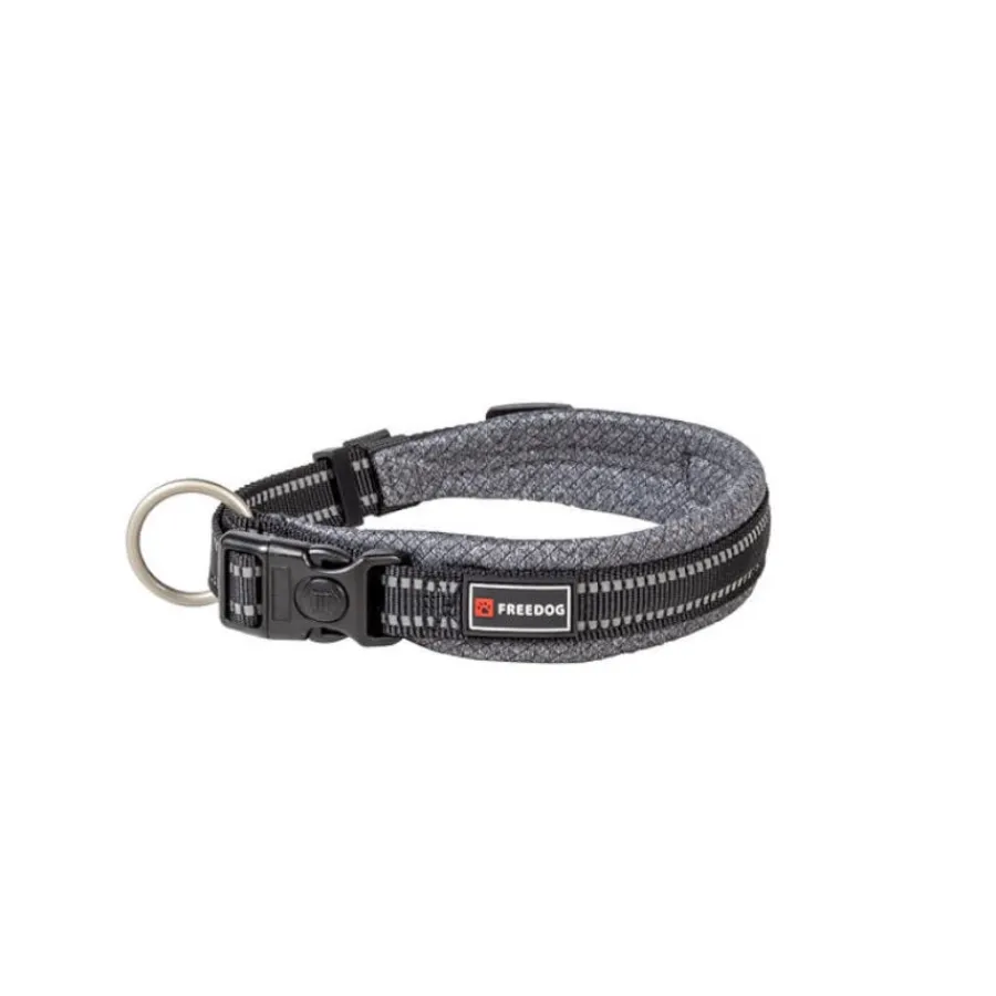 Freedog Shiva Reflectante Gris collar para perros Online