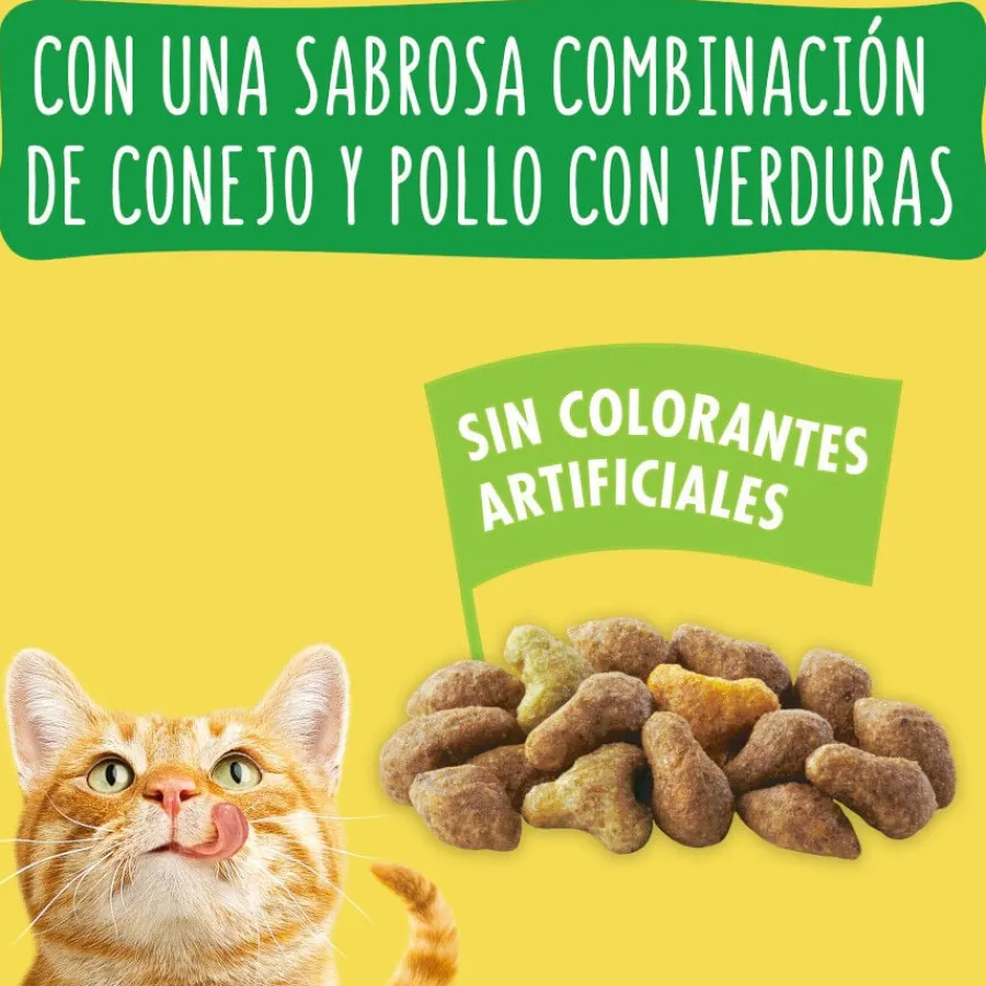 Friskies Conejo y Pollo pienso para gatos Outlet