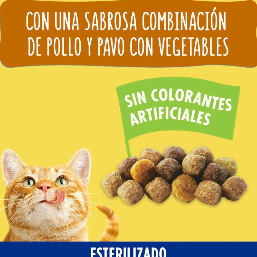 Friskies Sterilized Pollo y Pavo con Verduras pienso para gatos Best