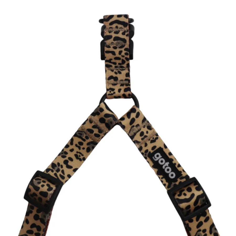 Gotoo Arnés estampado leopardo para perros Best
