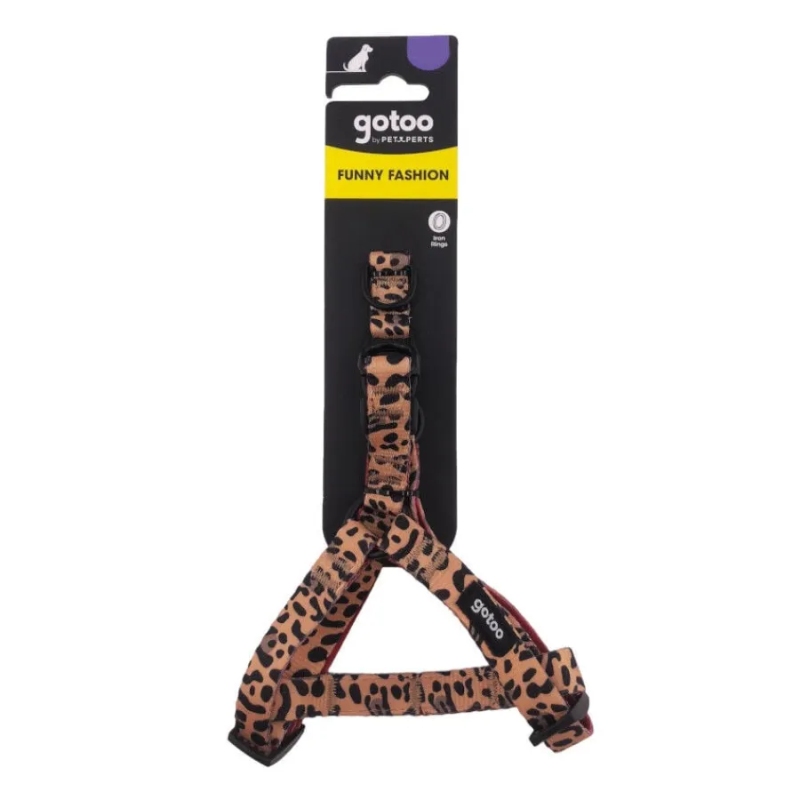 Gotoo Arnés estampado leopardo para perros Best