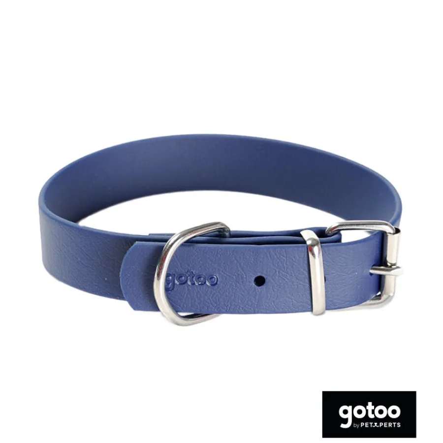 Gotoo Collar Biothane azul para perros Best