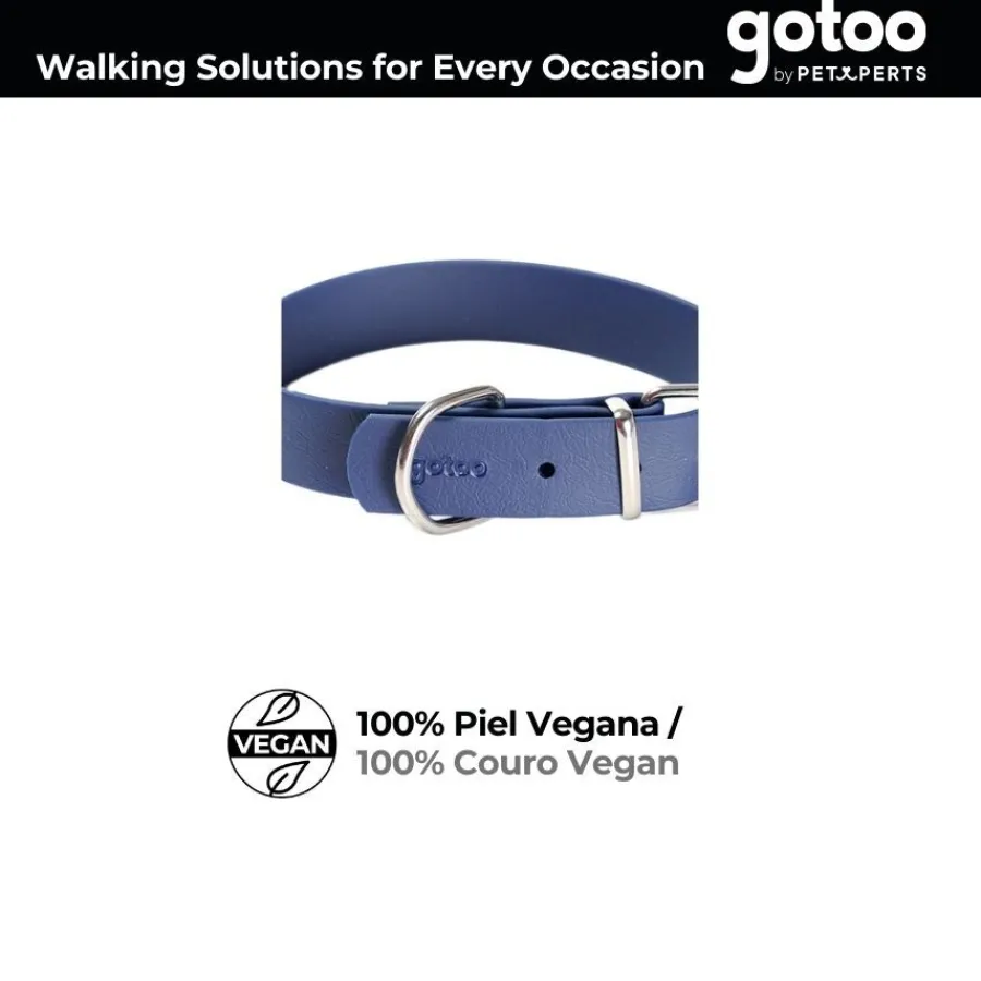 Gotoo Collar Biothane azul para perros Best