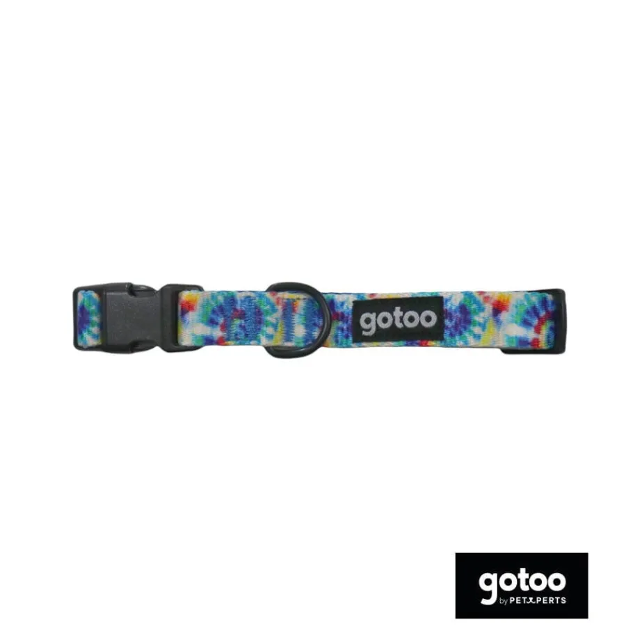 Gotoo Collar estampadado azul para perro Clearance