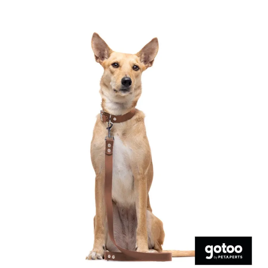 Gotoo Correa Biothane marrón para perros Sale