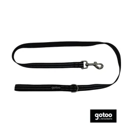Gotoo Correa de nylon negra reflectante para perros Best