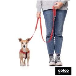 Gotoo Correa de nylon roja reflectante para perros Sale