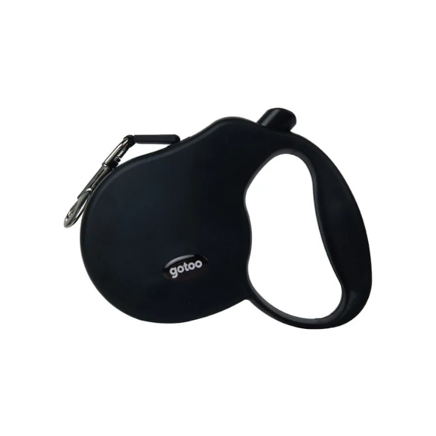 Gotoo Correa extensible negra para perros Outlet