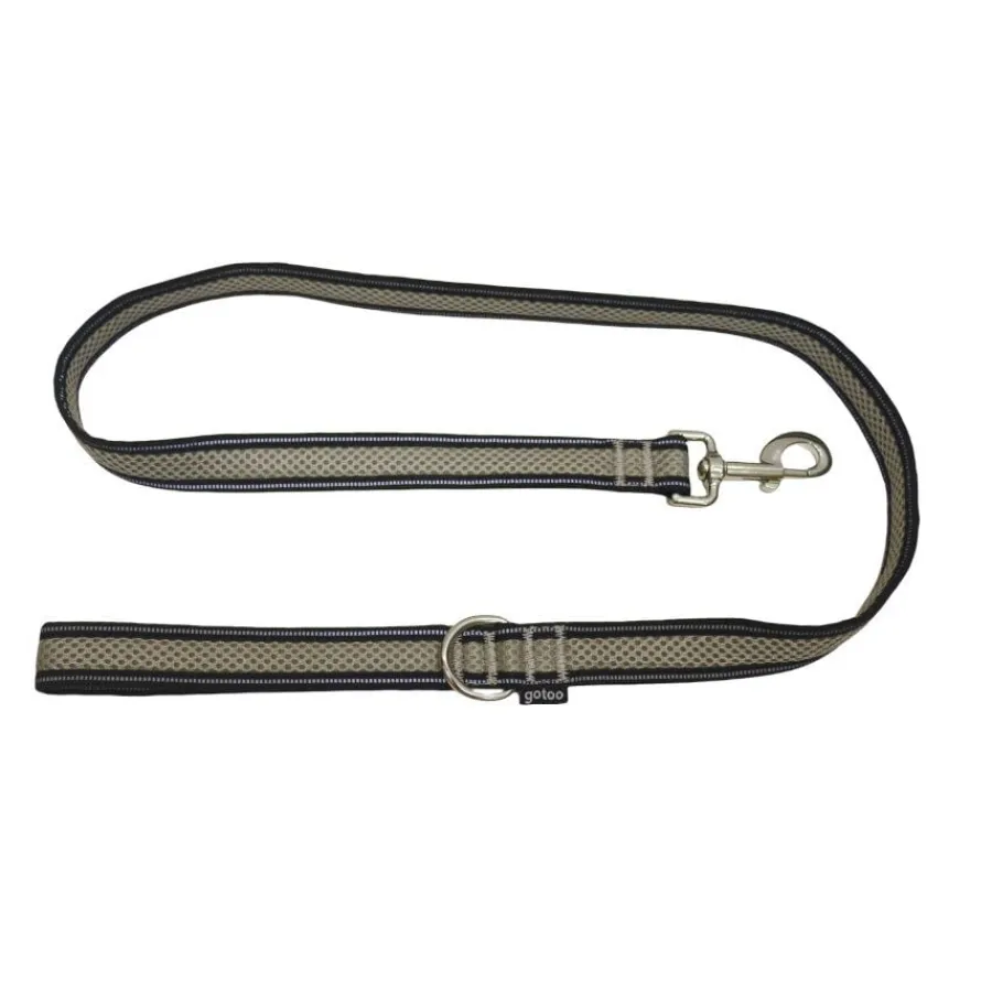 Gotoo Correa reflectante de malla gris para perro Outlet