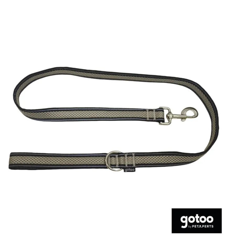 Gotoo Correa reflectante de malla gris para perro Outlet