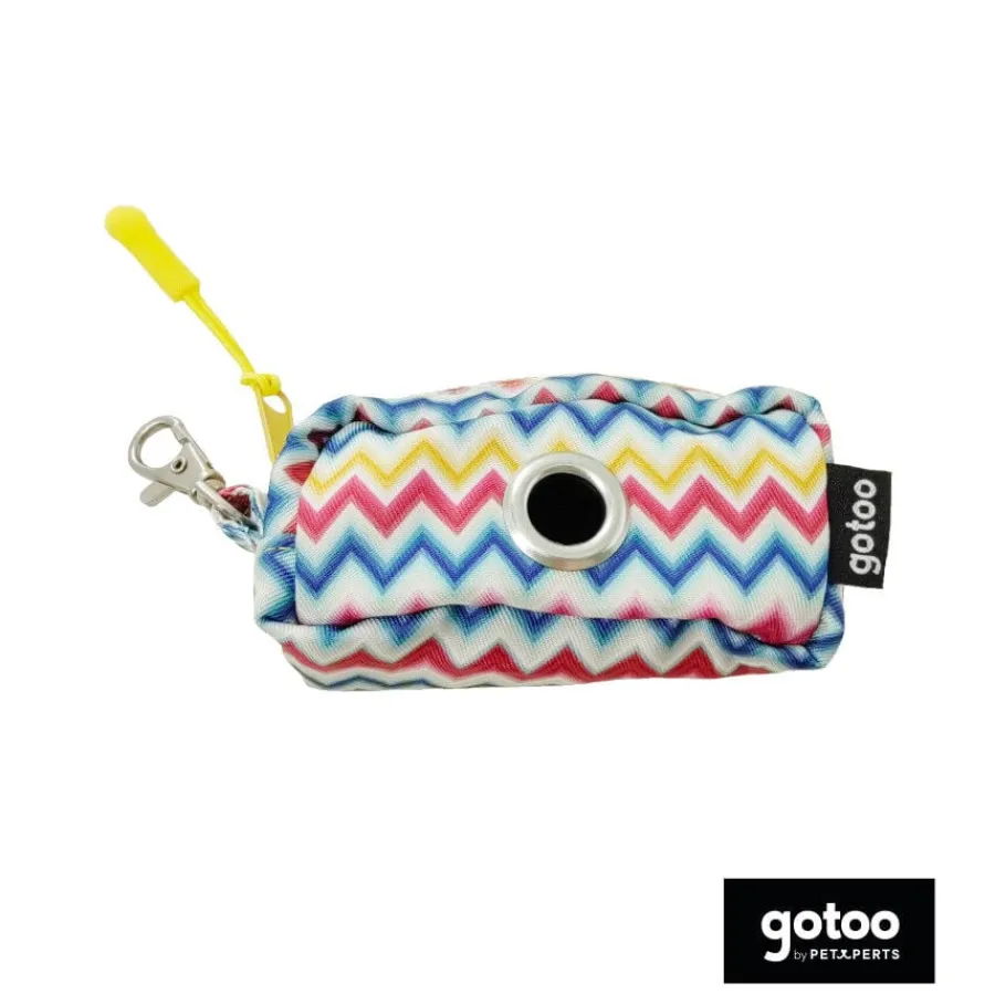 Gotoo Porta bolsas estampado rayas zig-zag para perros Sale